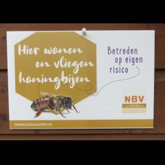 Waarschuwingsbordje