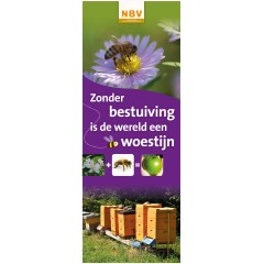 Rolbanner 'Zonder bestuiving'