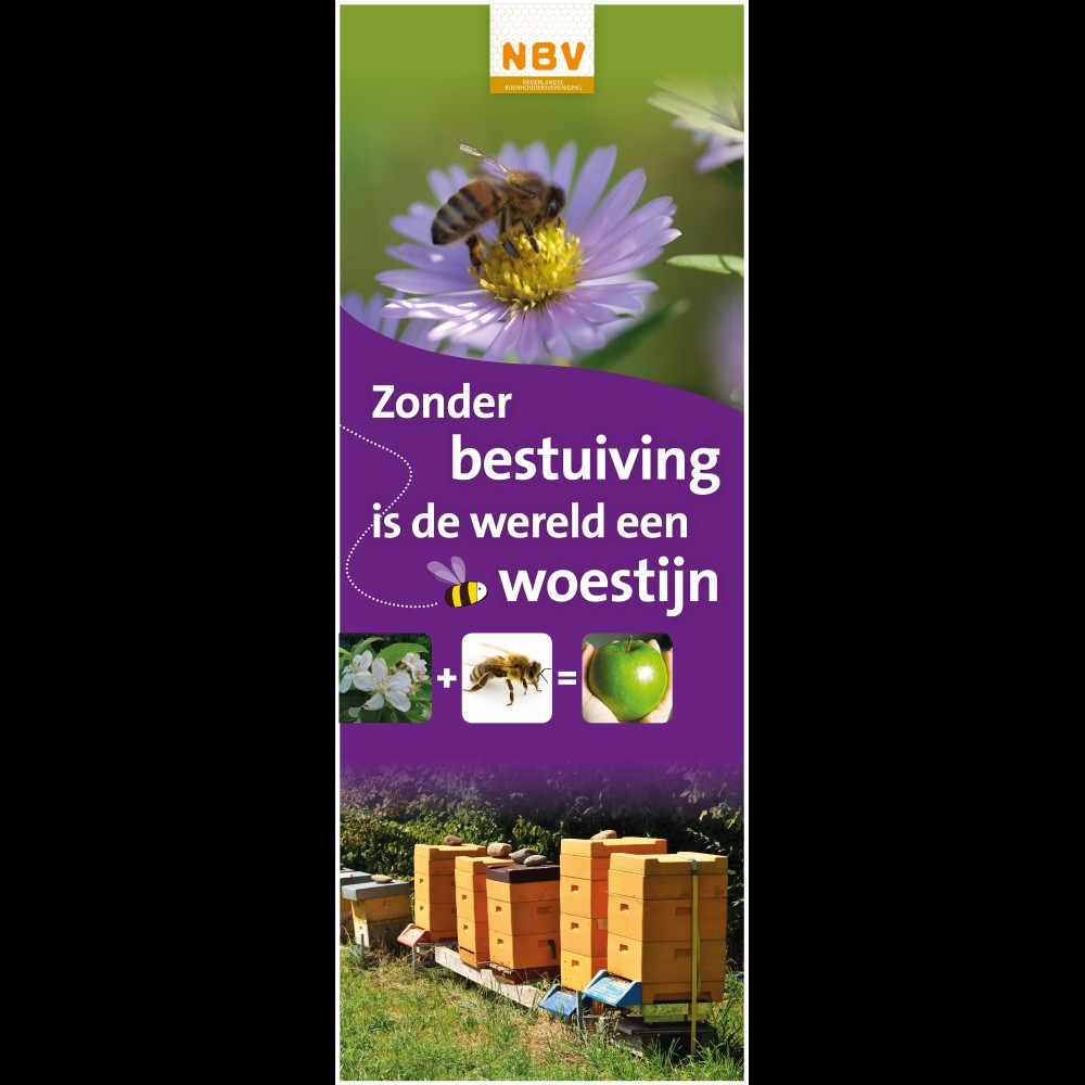 Rolbanner 'Zonder bestuiving'