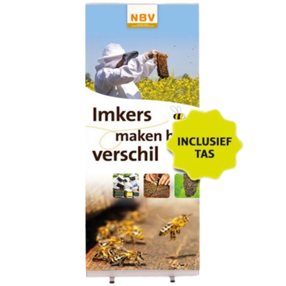 Rolbanner 'Imkers maken het verschil'    -    momenteel uitverkocht.